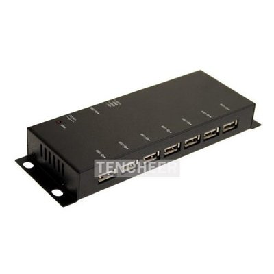 ＜TENCHEER現貨＞ CoolGear Metal 7 Port USB 2.0 Hub 金屬外殼七孔集線器 (USBG-7U2ML) 鐵殼 7-Port