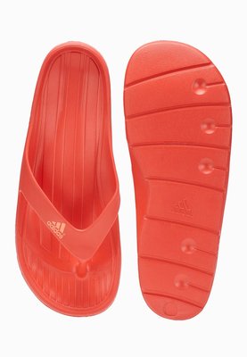 adidas愛迪達 超熱賣一體成型夾腳拖鞋B40794 紅色--特價:$490元