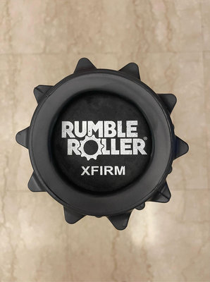 Rumble Roller 深層按摩滾輪 筋膜放鬆 狼牙棒 長板76cm 黑色 加強版
