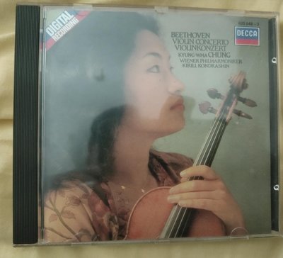 古典音樂/鄭京和演奏貝多芬小提琴協奏/二手CD