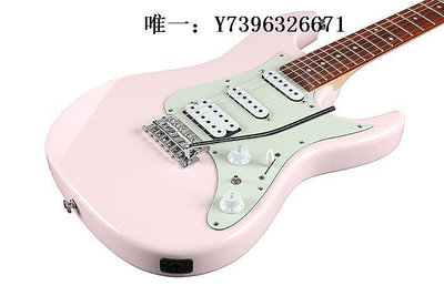 詩佳影音預訂 ibanez依班娜AZES40電吉他單單雙淡粉色印尼產現代復古AZ影音設備