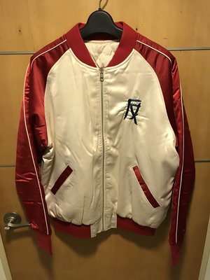 OVKLAB Souvenir Jacket 復古橫須賀刺繡緞面雙面穿棒球外套