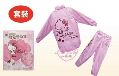 ♥小花凱蒂日本精品♥Hello Kitty 成人雨衣 粉色 黑色兩件是全身雨衣 附專屬 收納提袋32097009