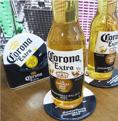 (I LOVE樂多)日本進口 Corona 可樂娜 啤酒杯墊 飲料杯墊 6 件套