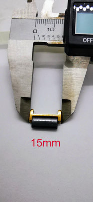 正品 雷達RADO JUBILE 永不磨損黑色/金色陶瓷錶節 15 mm附彈簧插銷