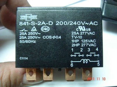 [清倉才有的價格] 大電流繼電器 841-S-2A-D 25A 220V
