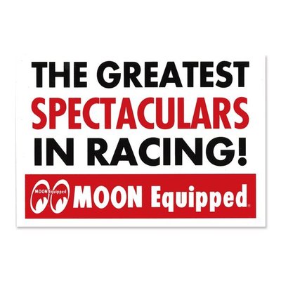 (I LOVE樂多)MOON Equipped Spectaculars 最好的偉大的比賽 的涵義標語 貼紙