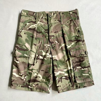 英軍公發 British Army MTP Combat Shorts 戰鬥迷彩 軍用 野戰短褲 工作褲 vintage