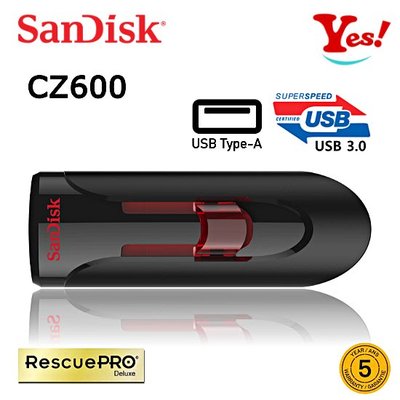 【Yes！公司貨】SanDisk Cruzer Glide CZ CZ600 32GB 32G USB 3.0 隨身碟