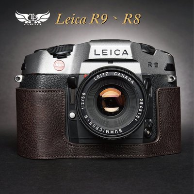 小馨小舖【TP Leica R8 / R9 底片機真皮相機底座】相機皮套 相機包