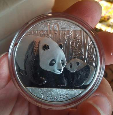 2011年熊貓銀幣30克.11年熊貓銀幣.30克熊貓銀幣.3