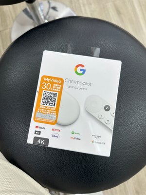 台灣公司貨 Google Chromecast 4K 版本(支援Google TV)  全新第四代上市