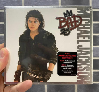 眾信優品 CD 邁克爾 杰克遜 Michael Jackson Bad 25周年 正版全新