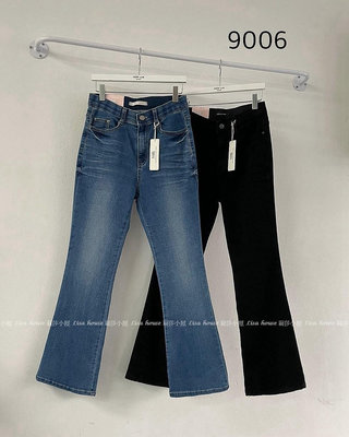 【莉莎小屋】💝正韓 Korea 春夏新品(代購)✈ 略刷白微喇叭牛仔褲👚👖TS0515 9006 4280