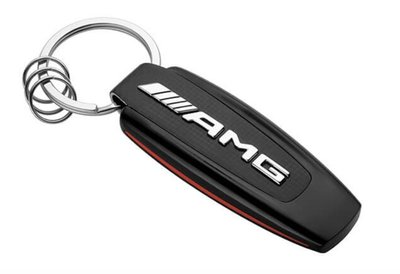 [現貨] 德國 賓士原廠 AMG 鑰匙圈 不銹鋼 碳纖維