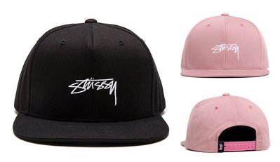 【超搶手】全新正品 2016 最新款 STUSSY SMOOTH STOCK ENZYME CAP 棒球帽 黑色 粉紅
