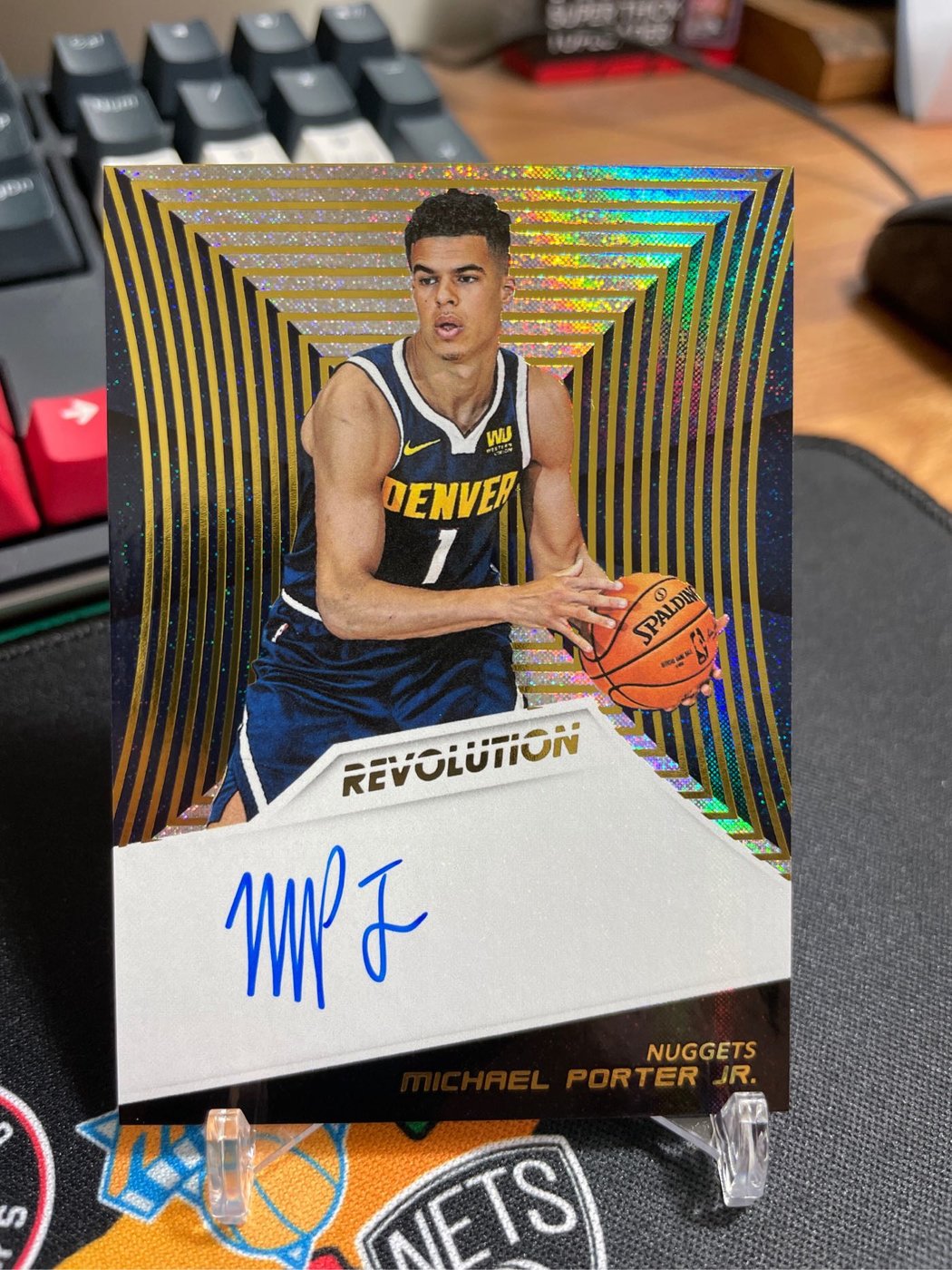 MPJ Michael Porter Jr. 親簽/卡面簽2018-19 Revolution革命RC 新人