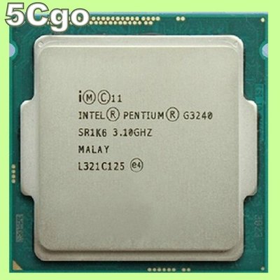 5Cgo【權宇】Intel G3240 3.1GHz CPU LGA 1155正式版另G3220 3250 3258含稅