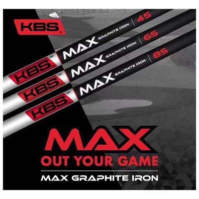 ♧夏日べ百貨 新品KBS MAX高爾夫鐵桿身更易打更輕量碳纖桿身超彈旋轉工坊