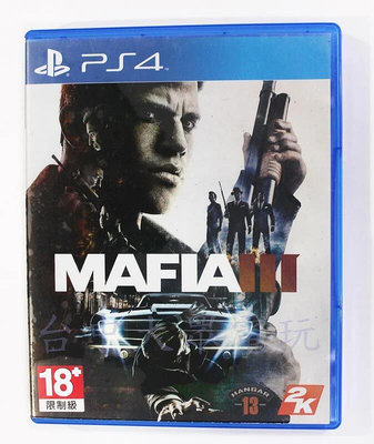 PS4 四海兄弟 3 Mafia III (中文版)**(二手片-光碟約9成8新)【台中大眾電玩】
