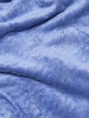 HOLA decoroma特力屋 波紋珊瑚絨毛毯 晶透藍