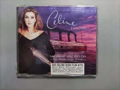 CD/DE38/英文/席琳狄翁 CELINE DION/鐵達尼號 /MY HEART WILL GO ON/非錄音帶卡帶非黑膠