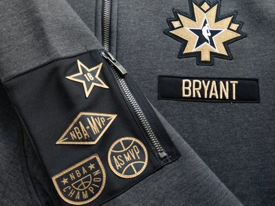 絕版南◇現  Adidas NBA 2016 All Star 最後明星賽 Kobe Bryant 球員版外套