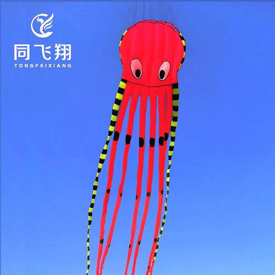 3D立體軟體風箏氣球無骨充氣大型超大高檔章魚特大巨型大人專用