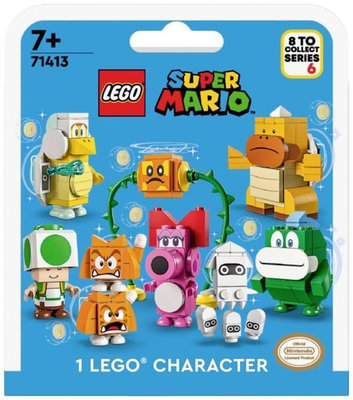 可調貨 樂高LEGO SUPER MARIO超級瑪利歐兄弟 角色包第6彈單售隨機出貨不挑款 71413玩具e哥004K71413