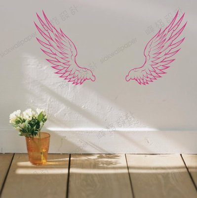 峰格壁貼〈天使之翼/A006M〉M尺寸賣場 翅膀 羽毛   天使翅膀  拍照牆   背景牆 免運
