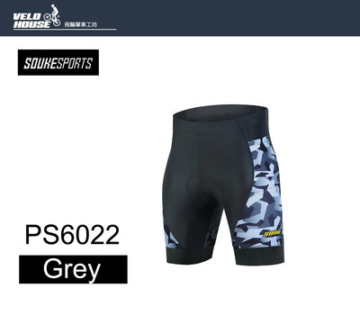 【飛輪單車】SOUKE PS6022 男款五分車褲-4D快乾護墊 吸濕排汗 (藍色)