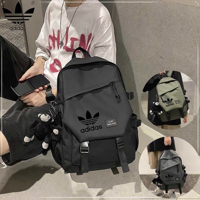 香港代購Adidas阿迪達斯三葉草雙肩包高初中學生書包運動電腦背包，特價新店促銷