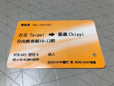 朵莉嚴選~ 台灣高鐵車票每張100元~僅供紀念收藏用!!