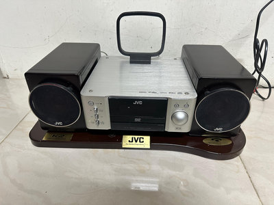 JVC CA EXA3 DVD CD USB 床頭音響 全機功能 全音域 木振膜核桃實木音箱 原廠遙控器