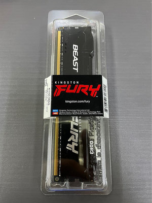 金士頓FURY Beast 8G DDR3 1600 桌上型記憶體 (KF316C10BB/8) 全新📌自取價1450