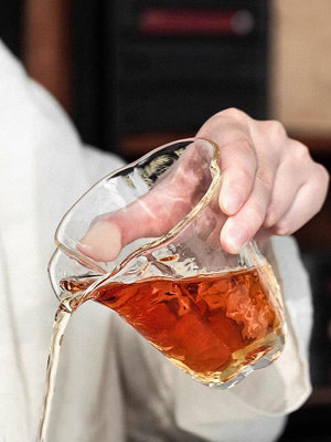 玻璃公道杯加厚公杯日式耐熱茶海水晶高檔家用分茶器茶具套裝配件