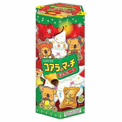 LOTTE 樂天 小熊餅聖誕節限定版(巧克力風味)37g【小三美日】DS019158