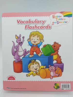 月界2】全新已拆！Rainbow Toddlers－Vocabulary Flashcards_何嘉仁〖少年童書〗ABX