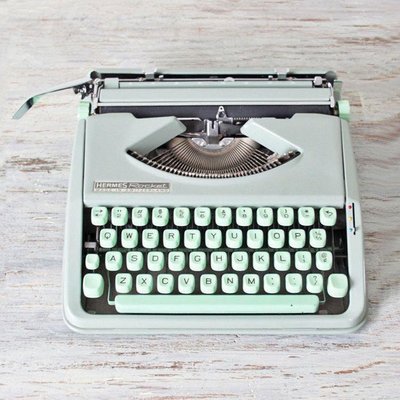 老提莫店-【RUYIU】愛馬仕 HERMES Baby 手提打字機 速記打字機 老式復古機械打字機-效率出貨