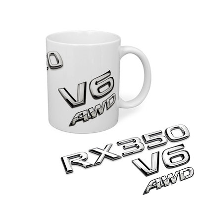 RX350 V6 LEXUS 馬克杯 紀念品 杯子 節氣門 自排油 按鈕 防水 高壓線圈 普利司通 貼紙 自排油 水龜