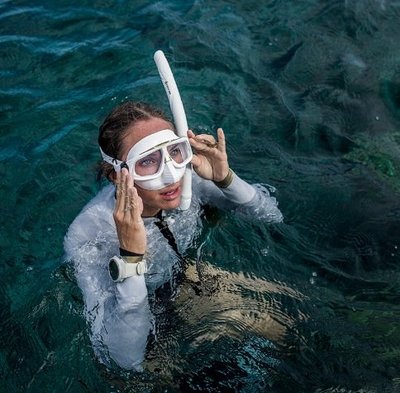 台灣潛水---AQUA LUNG SPHERA X 自由潛水專用面鏡-鍍膜款