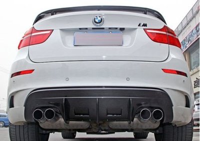 【耀天國際】BMW E71 X6M A款 卡夢後下巴