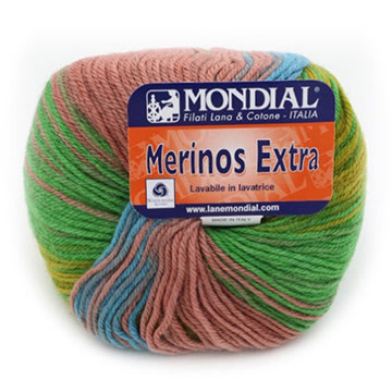 Mondial 美加 艾加美麗諾混紡毛線-段染 Merinos Extra 夢代爾