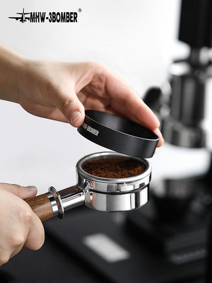 咖啡器具 MHW-3BOMBER轟炸機咖啡接粉環 磁吸接粉器布粉環磨豆機防飛粉58mm