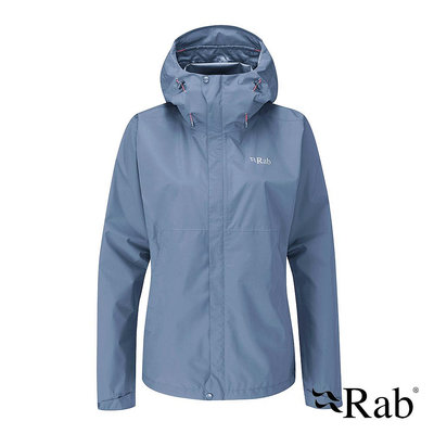 [好也戶外]Rab 女 Downpour Eco Jacket 輕量防風防水連帽外套 多色