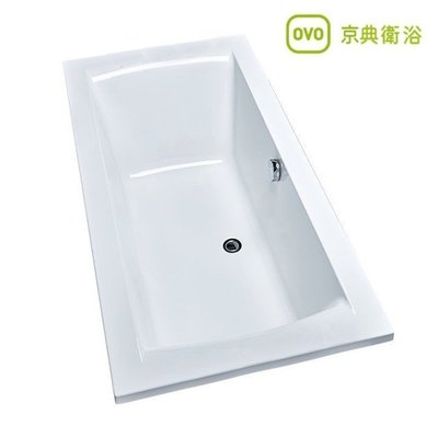 【水電大聯盟 】OVO 京典衛浴 BH117A 壓克力浴缸 無牆 空缸 140*75cm 浴缸