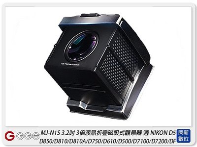 ☆閃新☆GGS MJ-N1S 3.2 吋經典摺疊3倍放大觀景器 適NIKON D5/D850(MJN1S,公司貨)