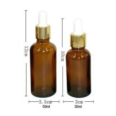 【30ml】茶色 玻璃瓶 玻璃滴管 金蓋膠帽 膠頭 吸管 點滴瓶 精油瓶