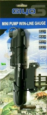 GIYO 高品質法式、美式氣嘴兩用 落地式高壓打氣筒 (附壓力表) 型號：ap-04s