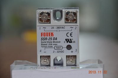 陽明 固態繼電器 FOTEK SSR-25DA